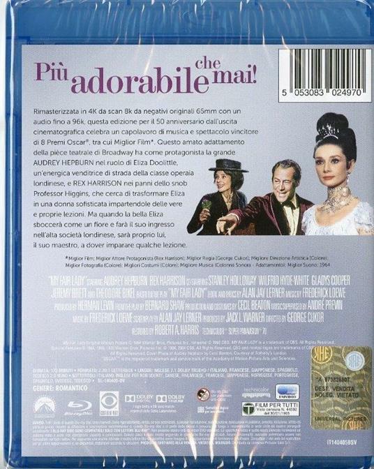 My Fair Lady - 50th Anniversary Edition<span>.</span> Anniversary Edition di George Cukor - Blu-ray Ultra HD 4K - 2