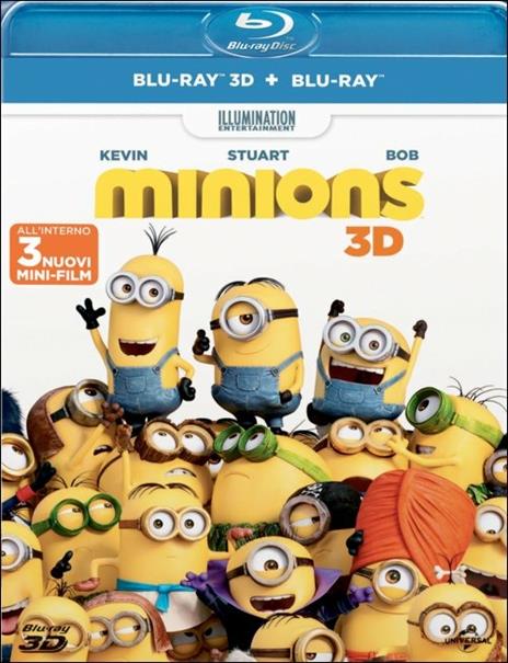 Minions 3D (Blu-ray + Blu-ray 3D) di Kyle Balda,Pierre Coffin