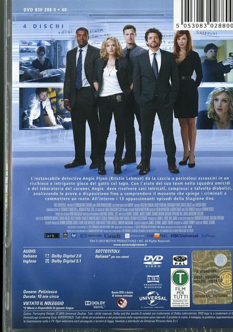 Motive. Stagione 1 (4 DVD) di Daniel Cerone - DVD - 2