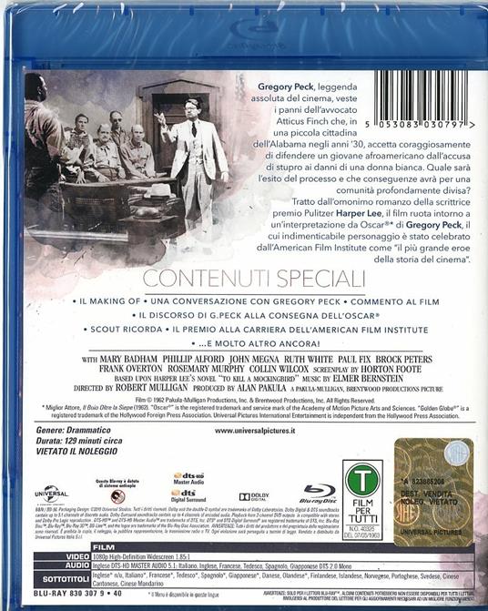 Il buio oltre la siepe di Robert Mulligan - Blu-ray - 2