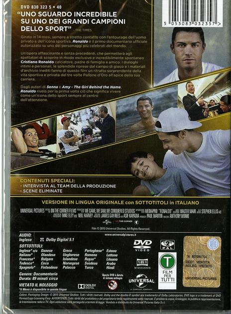 Ronaldo di Anthony Wonke - DVD - 2