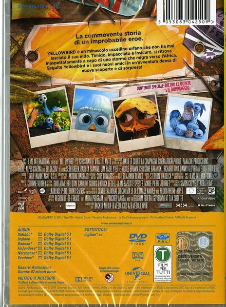 Yellowbird (DVD) di Christian De Vita - DVD - 2