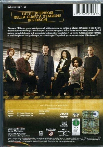 Warehouse 13. Stagione 4 (5 DVD) di Constantine Makris,Tawnia McKiernan,Stephen Surjik - DVD - 2