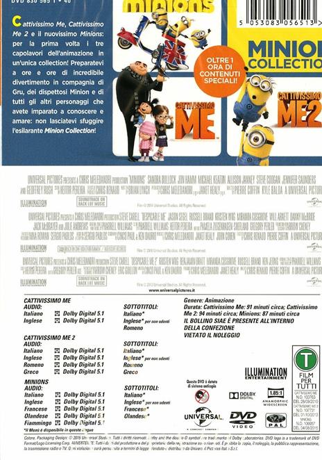 Minions Collection (3 DVD) di Kyle Balda,Pierre Coffin,Chris Renaud - 3