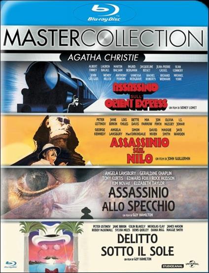 Agatha Christie. Master Collection (4 Blu-ray) di John Guillermin,Guy Hamilton,Sidney Lumet