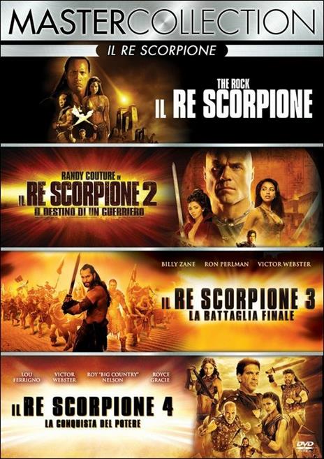 Il re scorpione. Master Collection (4 DVD) di Mike Elliott,Russell Mulcahy,Roel Reiné,Chuck Russell