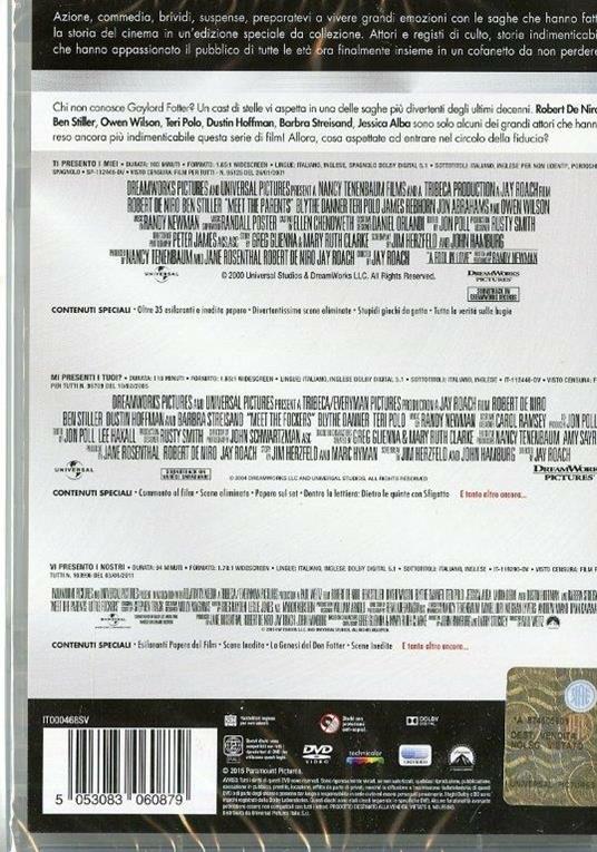 Ti presento i miei. Master Collection (3 DVD) di Jay Roach,Paul Weitz - 2