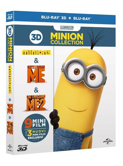 Minion Collection (3 Blu-ray +3 Blu-ray 3D) di Kyle Balda,Pierre Coffin - Blu-ray