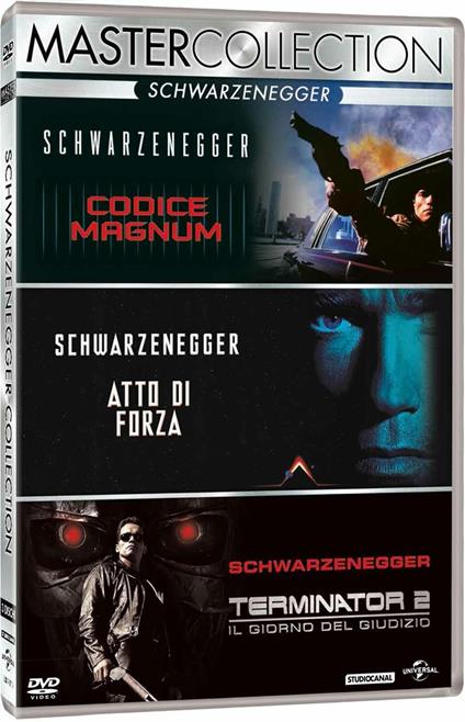 Arnold Schwarzenegger. Master Collection (3 DVD) di James Cameron,John Irvin,Paul Verhoeven