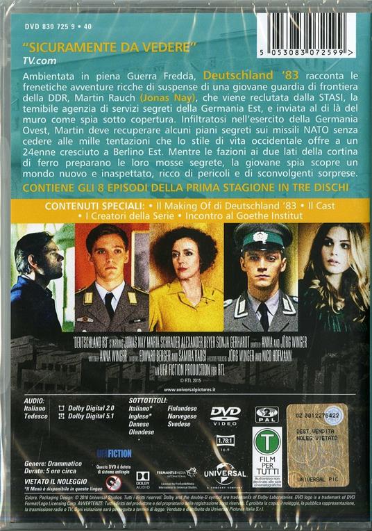 Deutschland '83. Stagione 1 (3 DVD) di Edward Berger,Samira Radsi - DVD - 2