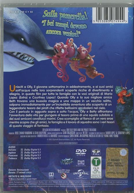 Olly il sottomarino e il tesoro dei pirati - DVD - 2