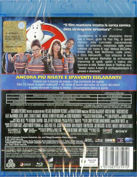 Ghostbusters 2016 (Blu-ray) di Paul Feig - Blu-ray - 8