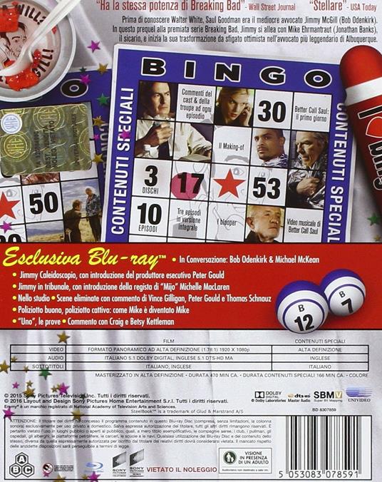 Better Call Saul. Stagione 1. Serie TV ita. Con Steelbook (3 Blu-ray) di Colin Bucksey,Adam Bernstein,Vince Gilligan - Blu-ray - 4