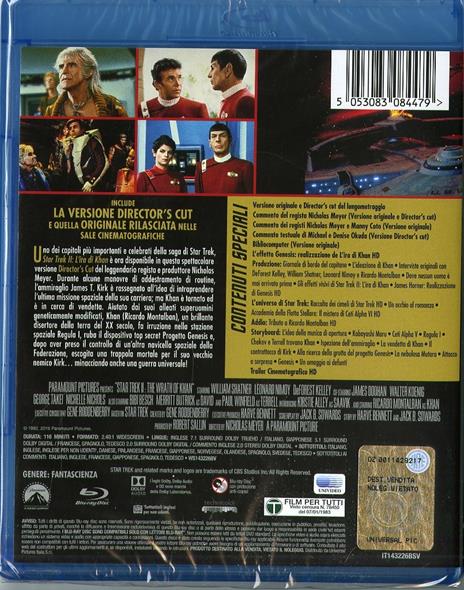 Star Trek II. L'ira di Khan (DVD) di Nicholas Meyer - DVD - 2