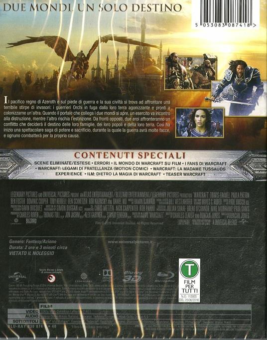 Warcraft. L'inizio 3D (Blu-ray + Blu-ray 3D) di Duncan Jones - 6