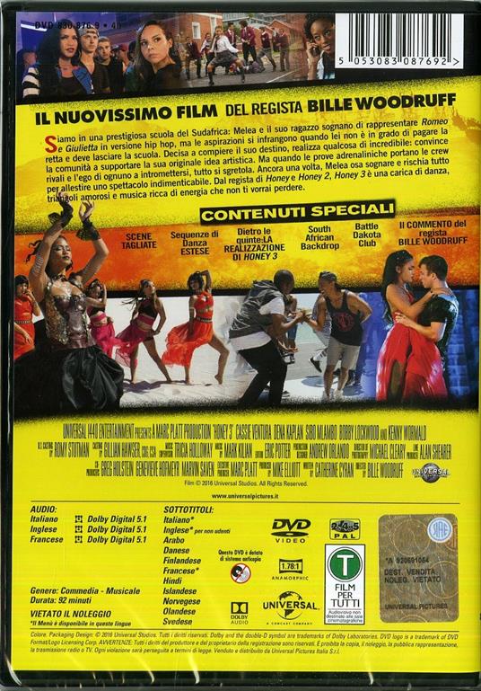 Honey 3. Dare to Dance di Billie Woodruff - DVD - 2