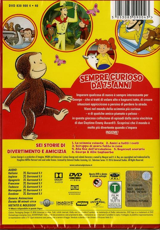 Curioso come George. Amici e risate (DVD) - DVD - Film di Phil Weinstein  Animazione