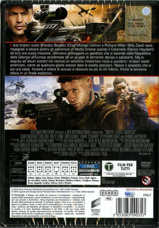 Sniper. Nemico fantasma di Don Michael Paul - DVD - 2
