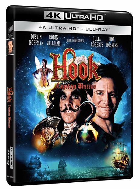 Hook. Capitano Uncino (Blu-ray + Blu-ray 4K Ultra HD) di Steven Spielberg - Blu-ray + Blu-ray Ultra HD 4K