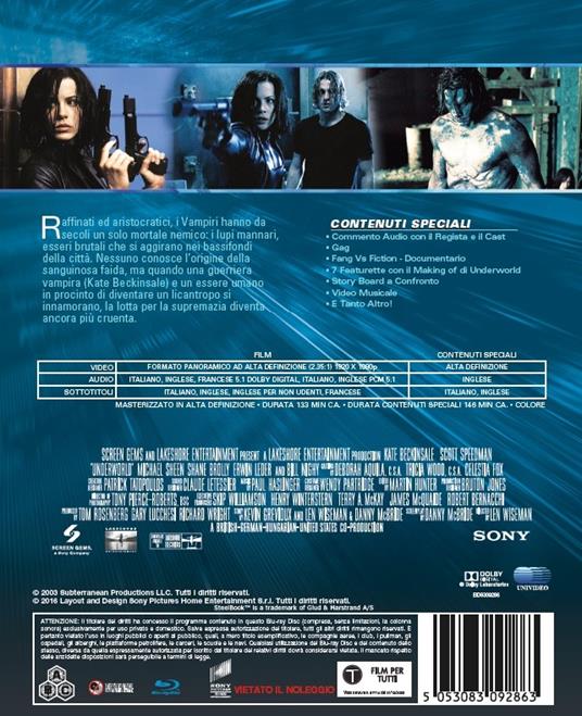 Underworld di Len Wiseman - Blu-ray - 2