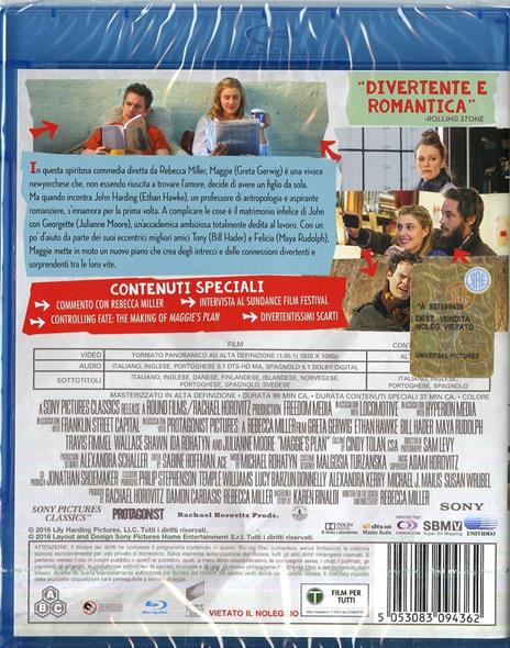 Il piano di Maggie di Rebecca Miller - Blu-ray - 8