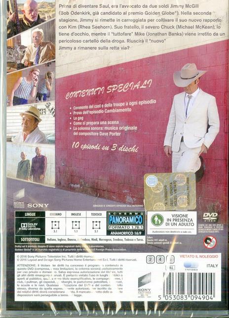 Better Call Saul. Stagione 2 (3 DVD) di Colin Bucksey,Adam Bernstein,Vince Gilligan - DVD - 2