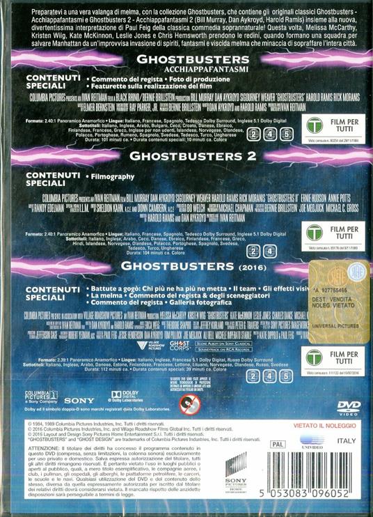 Ghostbusters Collection (3 DVD) di Paul Feig,Ivan Reitman - 2