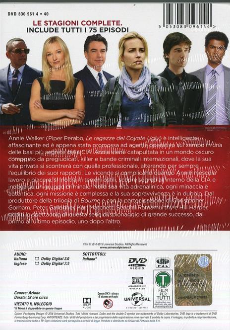 Covert Affairs. Stagione 1 - 5 (19 DVD) di Félix Enríquez Alcalá,Allan Kroeker,Kate Woods - DVD - 2