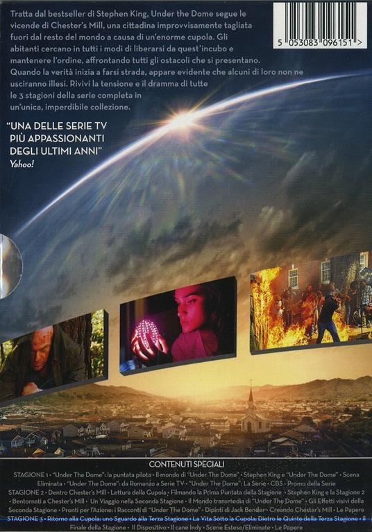 Under the Dome. Stagione 1 - 3 (12 DVD) di Jack Bender,Kari Skogland,David Barrett - DVD - 2