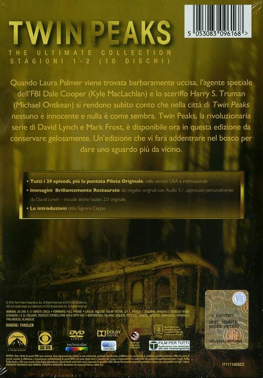 Twin Peaks. I segreti di Twin Peaks (10 DVD) di David Lynch - DVD - 2