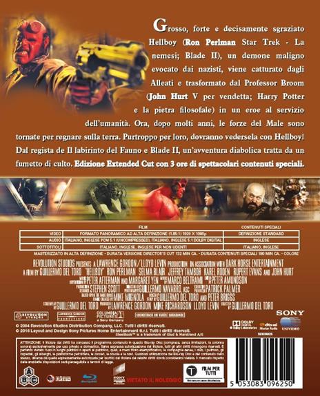 Hellboy. Con Steelbook di Guillermo Del Toro - Blu-ray - 2