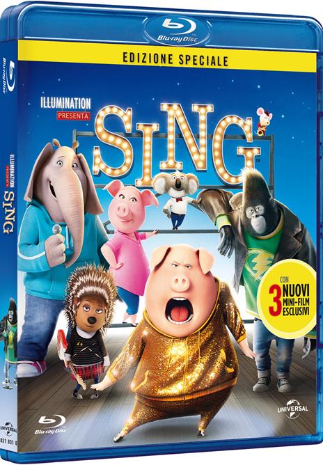 Sing (Blu-ray) di Christophe Lourdelet,Garth Jennings  - Blu-ray