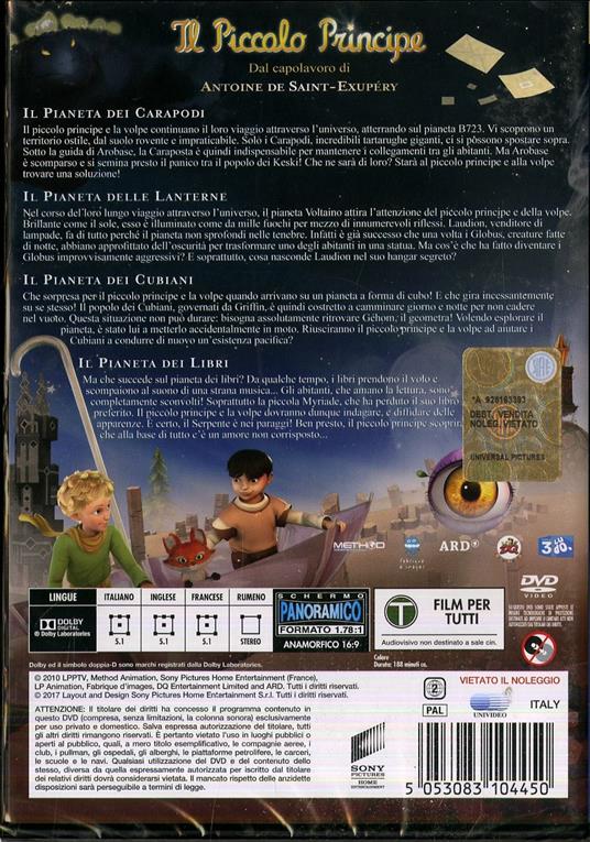 Il Piccolo Principe. Vol. 5 - 6 (2 DVD) di Pierre-Alain Chartier - DVD - 2