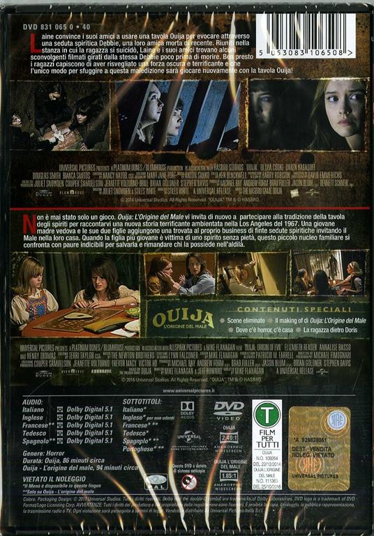 Ouija Collection (2 DVD) di Mike Flanagan,Stiles White - 2