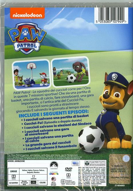 Paw Patrol. Inizia la partita! (DVD) - DVD - 2
