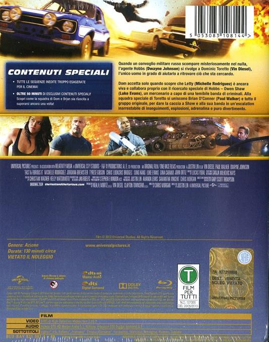 Fast & Furious 6. Con Steelbook (Blu-ray) di Justin Lin - Blu-ray - 2