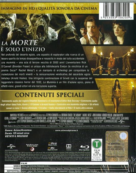 La Mummia. Con Steelbook (Blu-Ray) di Stephen Sommers - Blu-ray - 2