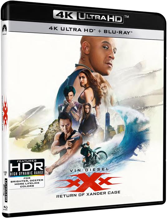 xXx. Il ritorno di Xander Cage (Blu-ray + Blu-ray 4K Ultra HD) di D. J. Caruso - Blu-ray + Blu-ray Ultra HD 4K