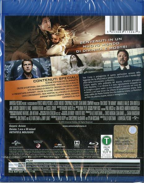 La mummia (Blu-ray) di Alex Kurtzman - Blu-ray - 2