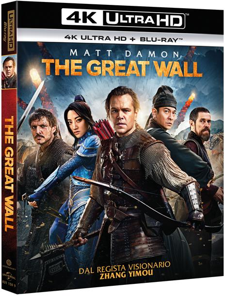 The Great Wall (Blu-ray + Blu-ray 4K Ultra HD) di Zhang Yimou