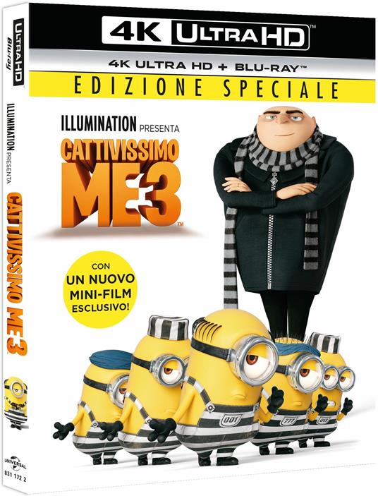 Cattivissimo Me 3 (Blu-ray + Blu-ray 4K Ultra HD)