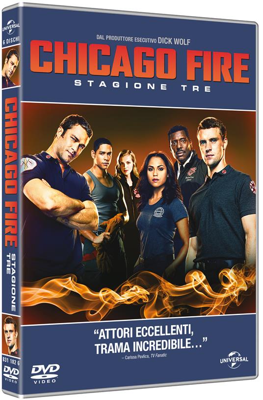 Chicago Fire. Stagione 3. Serie TV ita (6 DVD) di Joe Chappelle,Jean de Segonzac,Tom DiCillo - DVD