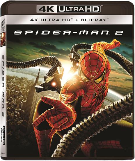 Spider-man 2 (Blu-ray + Blu-ray 4K Ultra HD) di Sam Raimi