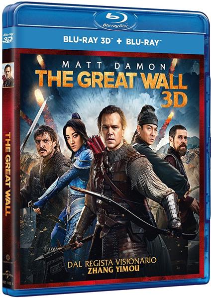 The Great Wall (Blu-ray + Blu-ray 3D) di Zhang Yimou - Blu-ray + Blu-ray 3D