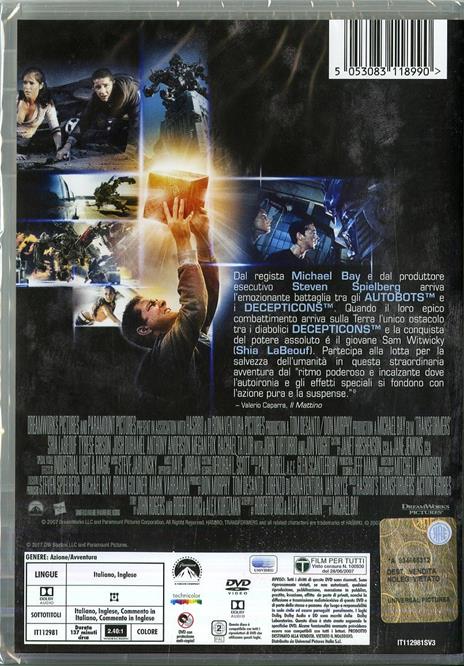 Transformers (DVD) di Michael Bay - DVD - 2