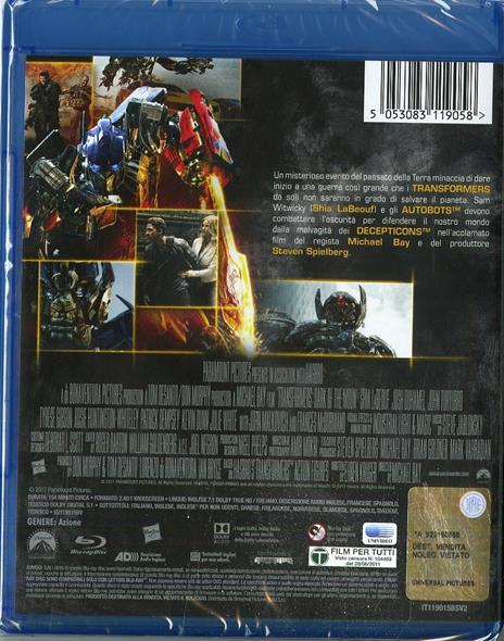 Transformers 3 (Blu-ray) di Michael Bay - Blu-ray - 2