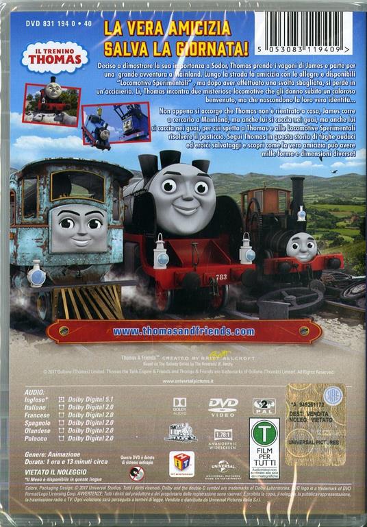 Il trenino Thomas. Viaggio oltre i confini di Sodor (DVD) di David Stoten - DVD - 2