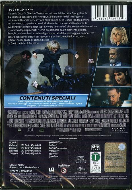 Atomica bionda (DVD) di David Leitch - DVD - 2