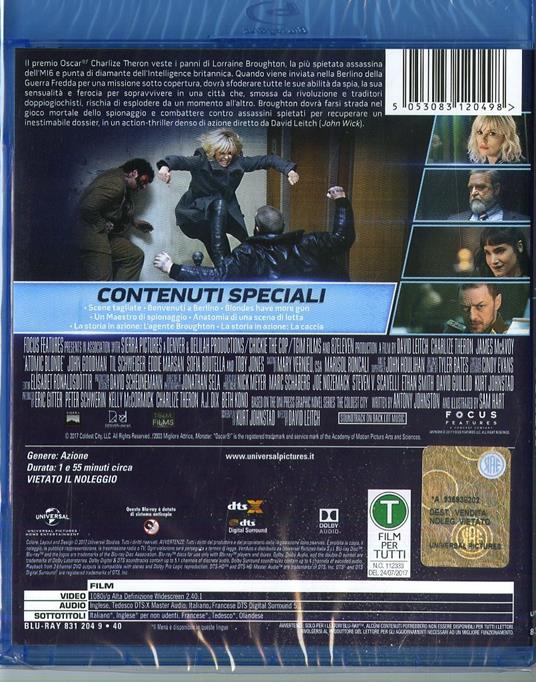 Atomica bionda (Blu-ray) di David Leitch - Blu-ray - 2