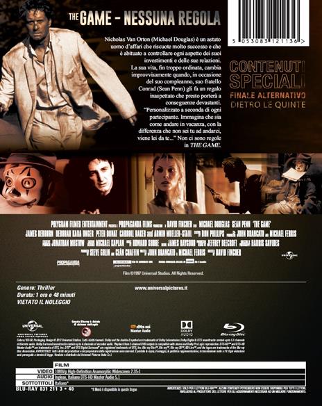 The Game. Nessuna regola. Con Steelbook (Blu-ray) di David Fincher - Blu-ray - 2